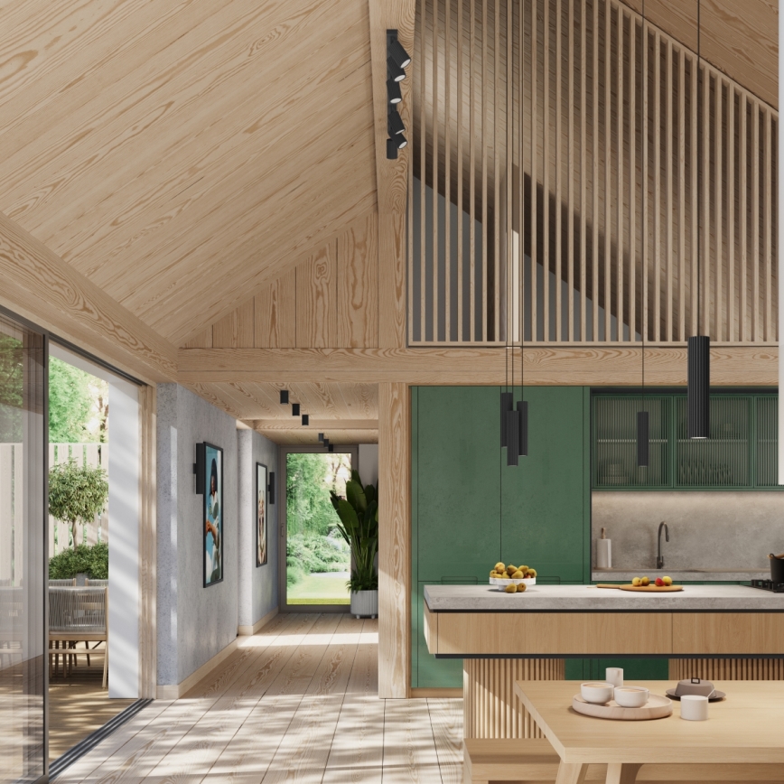 Brilagi - Nástěnné svítidlo CRESTO 2xGU10/10W/230V 30 cm černá