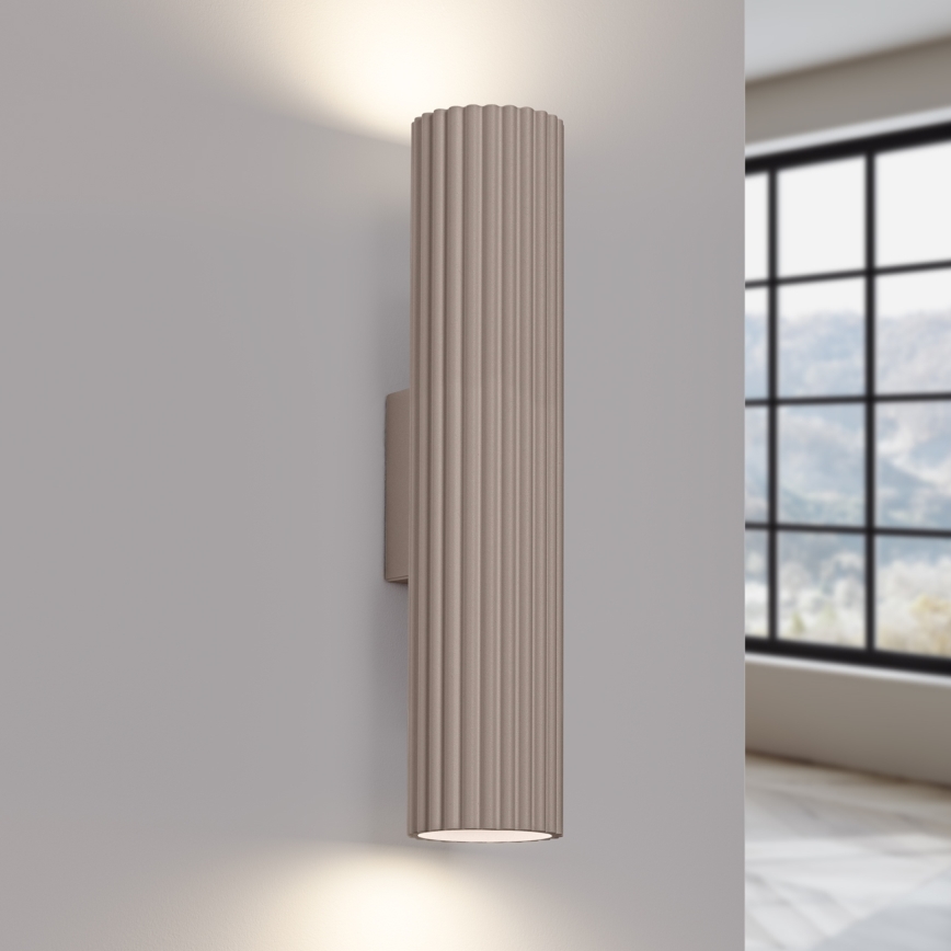Brilagi - Nástěnné svítidlo CRESTO 2xGU10/10W/230V 30 cm taupe