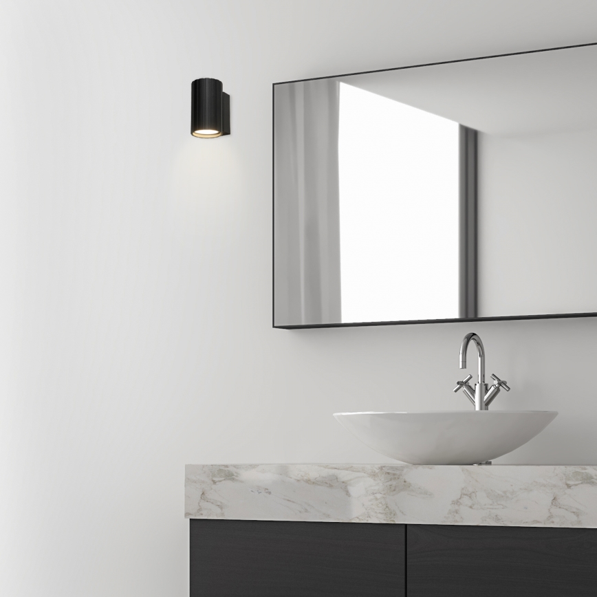 Brilagi - Nástěnné svítidlo CRISPINA 1xGU10/10W/230V 10 cm černá