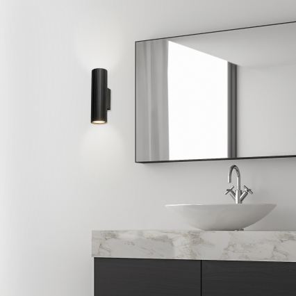 Brilagi - Nástěnné svítidlo CRISPINA 2xGU10/10W/230V 20 cm černá