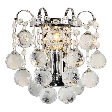 Brilagi - Nástěnné svítidlo CRYSTAL 1xE14/60W/230V lesklý chrom