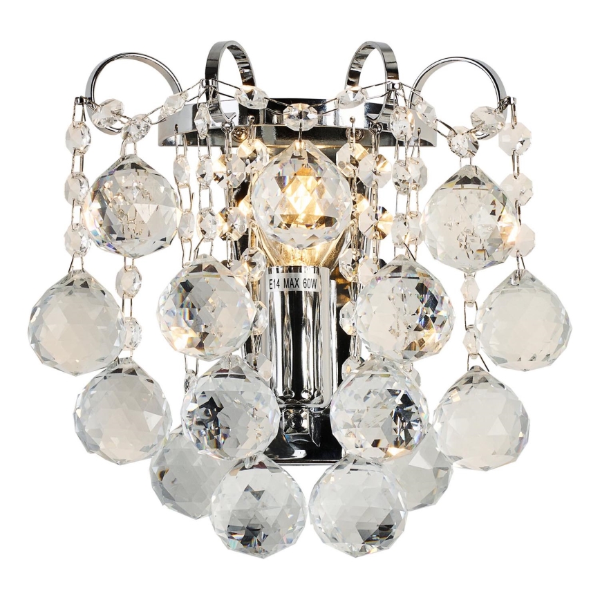 Brilagi - Nástěnné svítidlo CRYSTAL 1xE14/60W/230V lesklý chrom