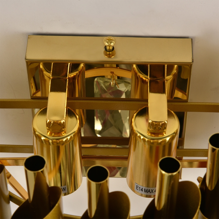 Brilagi - Nástěnné svítidlo ECLIPSE 2xE14/10W/230V zlatá