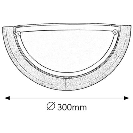 Brilagi - Nástěnné svítidlo ORBIS 1xE27/60W/230V 30 cm borovice
