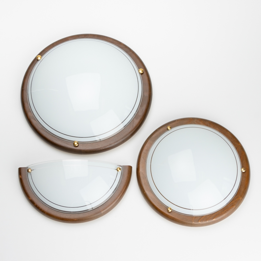 Brilagi - Nástěnné svítidlo ORBIS 1xE27/60W/230V 30 cm borovice