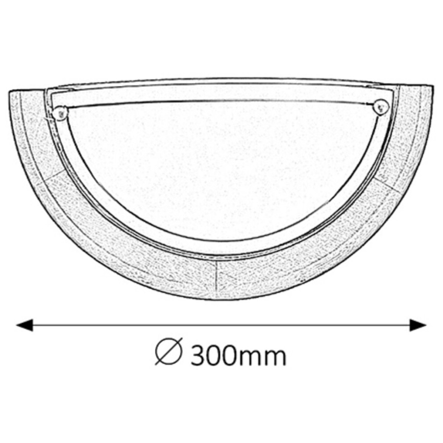Brilagi - Nástěnné svítidlo ORBIS 1xE27/60W/230V 30 cm borovice