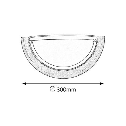 Brilagi - Nástěnné svítidlo ORBIS 1xE27/60W/230V 30 cm borovice/třešeň