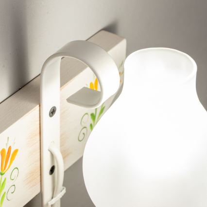 Brilagi - Nástěnné svítidlo QUEEN 1xE14/40W/230V buk/krémová