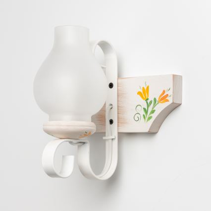 Brilagi - Nástěnné svítidlo QUEEN 1xE14/40W/230V buk/krémová