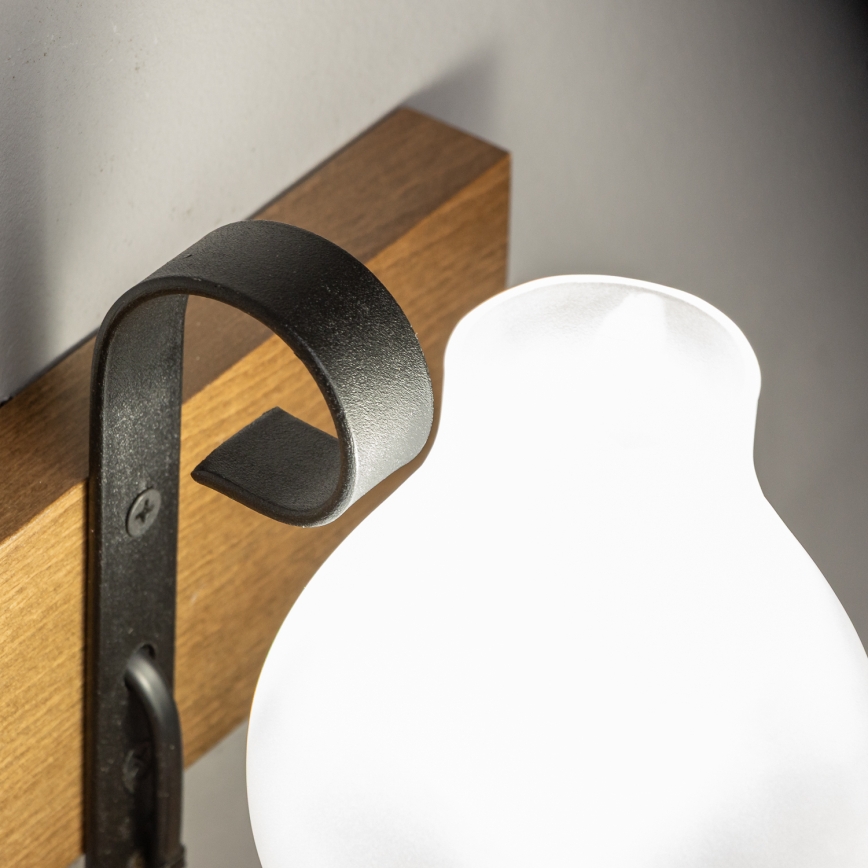 Brilagi - Nástěnné svítidlo QUEEN 1xE14/40W/230V buk/ořech