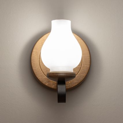 Brilagi - Nástěnné svítidlo ROATA APLICA 1xE14/40W/230V buk/ořech