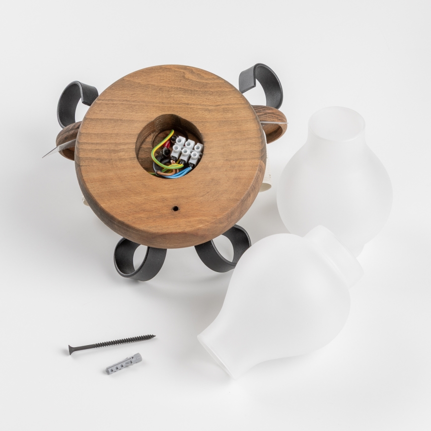 Brilagi - Nástěnné svítidlo ROATA APLICA 2xE14/40W/230V buk