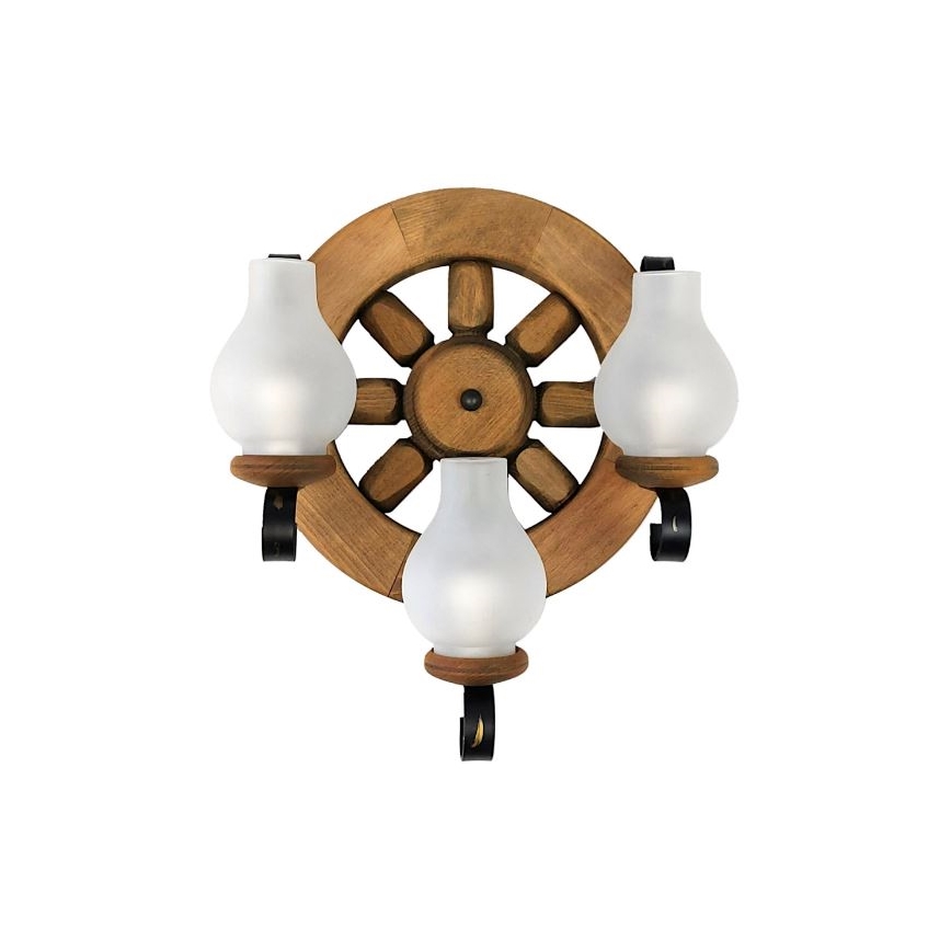 Brilagi - Nástěnné svítidlo ROATA APLICA 3xE14/40W/230V buk