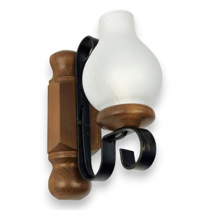 Brilagi - Nástěnné svítidlo RUSTIC 1xE14/40W/230V buk/ořech