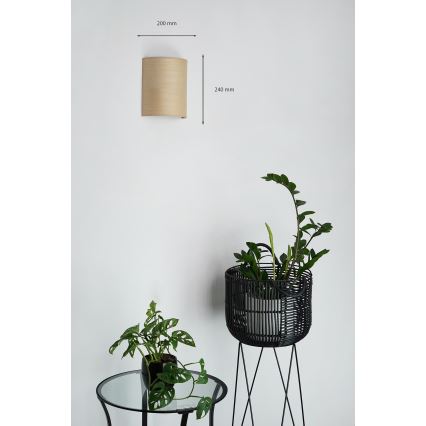 Brilagi - Nástěnné svítidlo SEMI 1xE27/15W/230V béžová