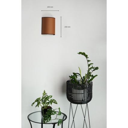 Brilagi - Nástěnné svítidlo SEMI 1xE27/15W/230V hnědá