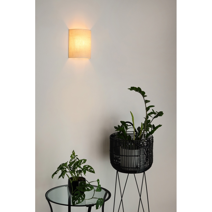 Brilagi - Nástěnné svítidlo SEMI 1xE27/15W/230V krémová