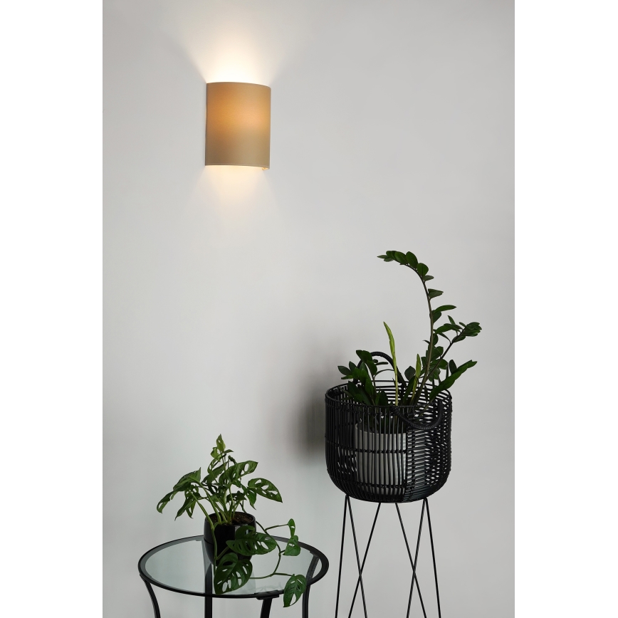Brilagi - Nástěnné svítidlo SEMI 1xE27/15W/230V pr. 20 cm béžová