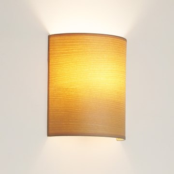 Brilagi - Nástěnné svítidlo SEMI 1xE27/15W/230V pr. 20 cm béžová