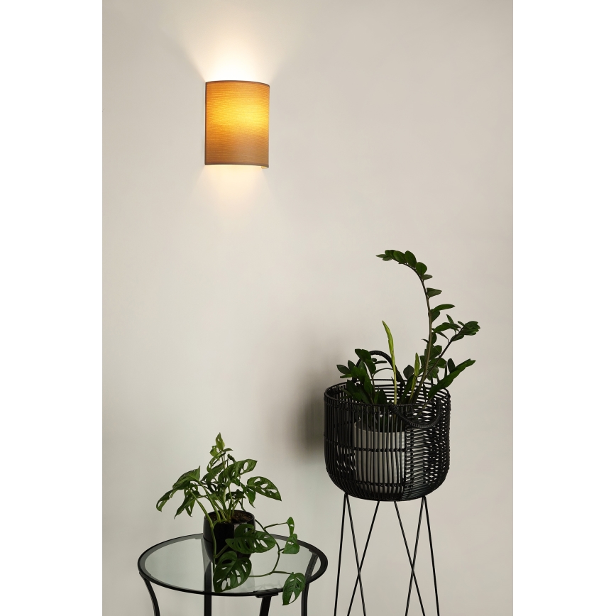 Brilagi - Nástěnné svítidlo SEMI 1xE27/15W/230V pr. 20 cm béžová