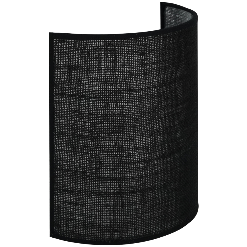 Brilagi - Nástěnné svítidlo SEMI 1xE27/15W/230V pr. 20 cm černá