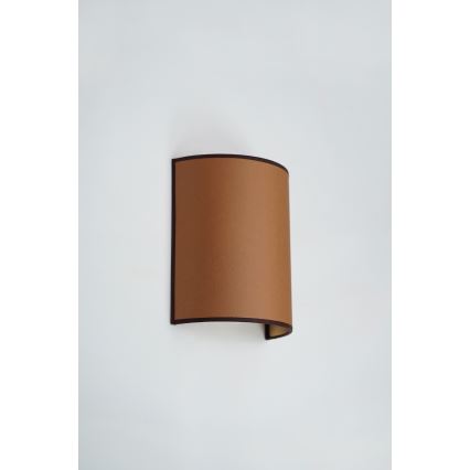 Brilagi - Nástěnné svítidlo SEMI 1xE27/15W/230V pr. 20 cm hnědá