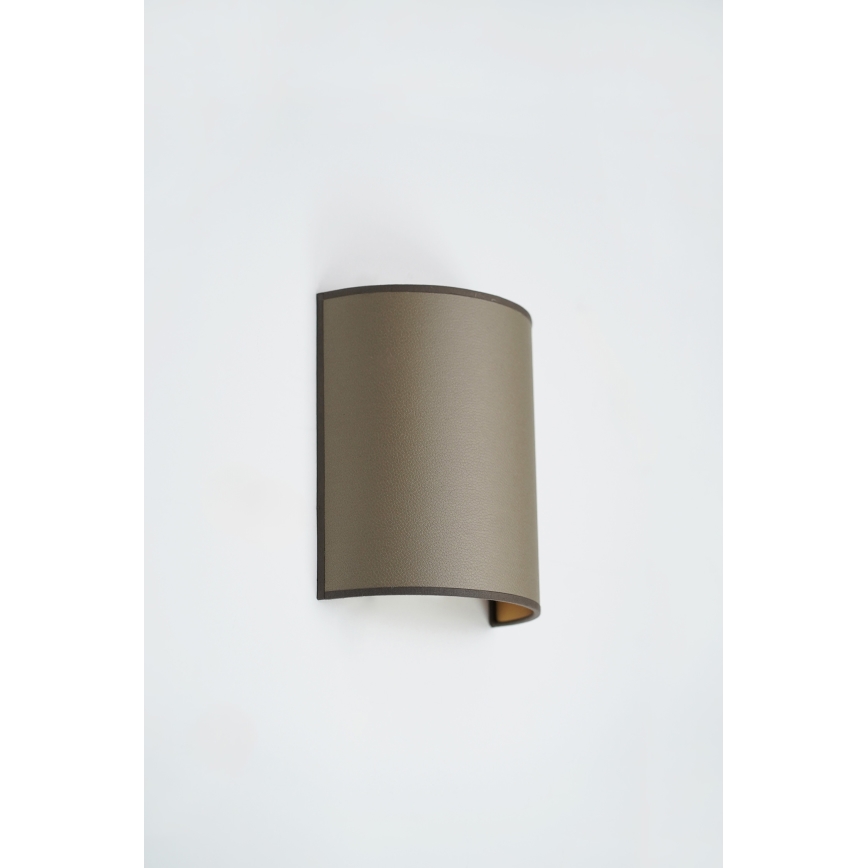 Brilagi - Nástěnné svítidlo SEMI 1xE27/15W/230V pr. 20 cm hnědá