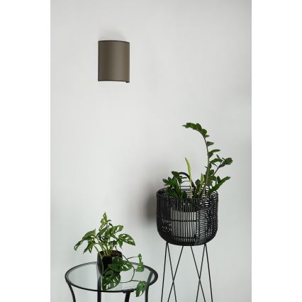Brilagi - Nástěnné svítidlo SEMI 1xE27/15W/230V pr. 20 cm hnědá