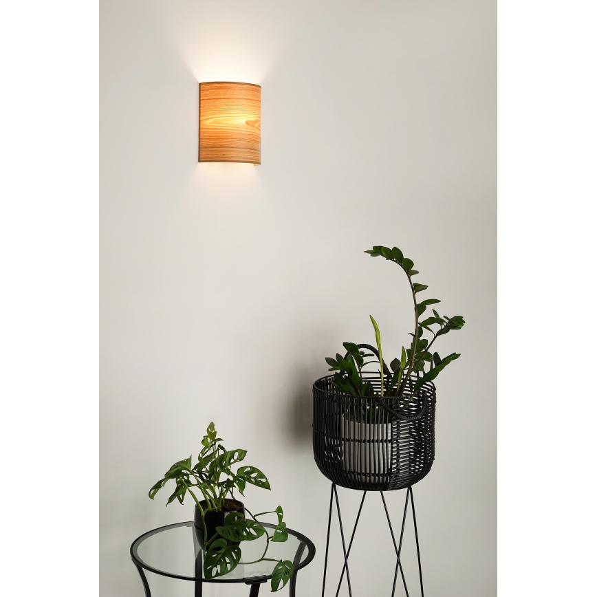 Brilagi - Nástěnné svítidlo SEMI 1xE27/15W/230V pr. 20 cm hnědá