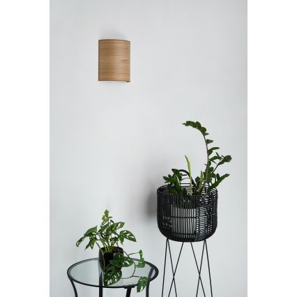 Brilagi - Nástěnné svítidlo SEMI 1xE27/15W/230V pr. 20 cm hnědá