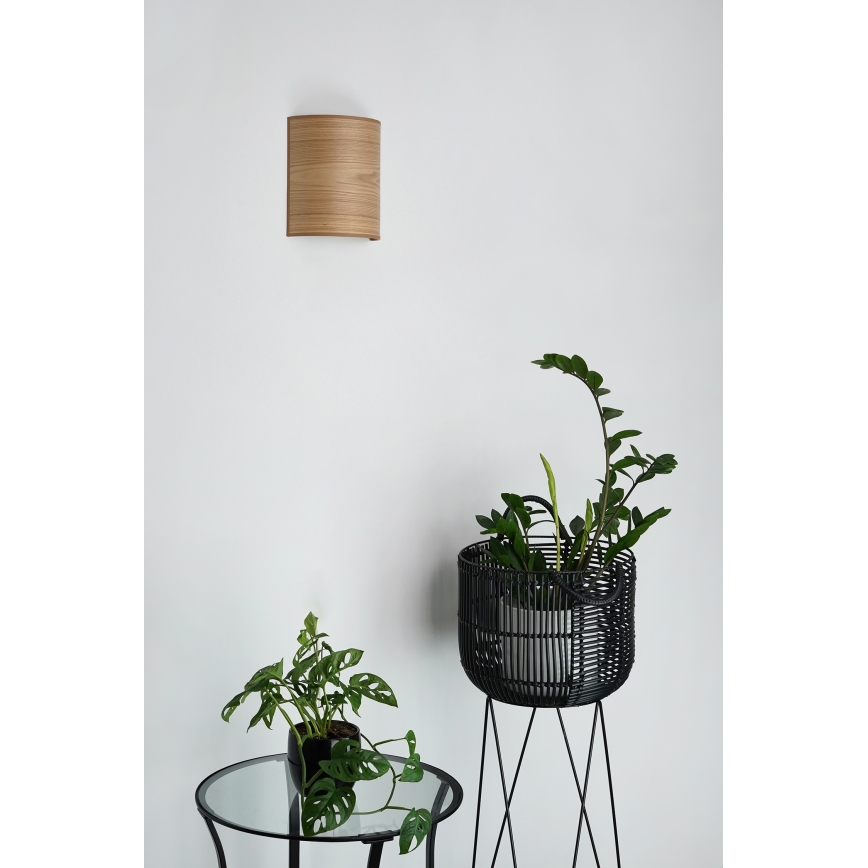 Brilagi - Nástěnné svítidlo SEMI 1xE27/15W/230V pr. 20 cm hnědá
