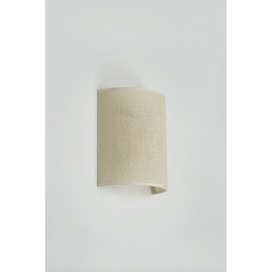 Brilagi - Nástěnné svítidlo SEMI 1xE27/15W/230V pr. 20 cm krémová