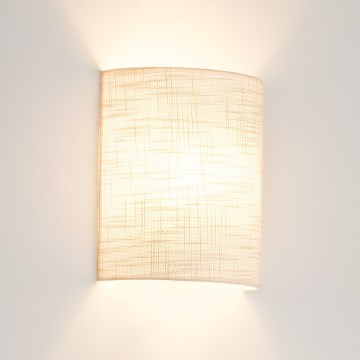 Brilagi - Nástěnné svítidlo SEMI 1xE27/15W/230V pr. 20 cm šedá