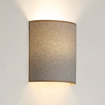 Brilagi - Nástěnné svítidlo SEMI 1xE27/15W/230V pr. 20 cm světle šedá