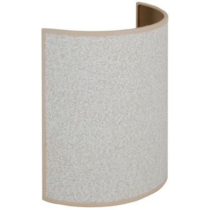 Brilagi - Nástěnné svítidlo SEMI 1xE27/15W/230V pr. 20 cm světle šedá
