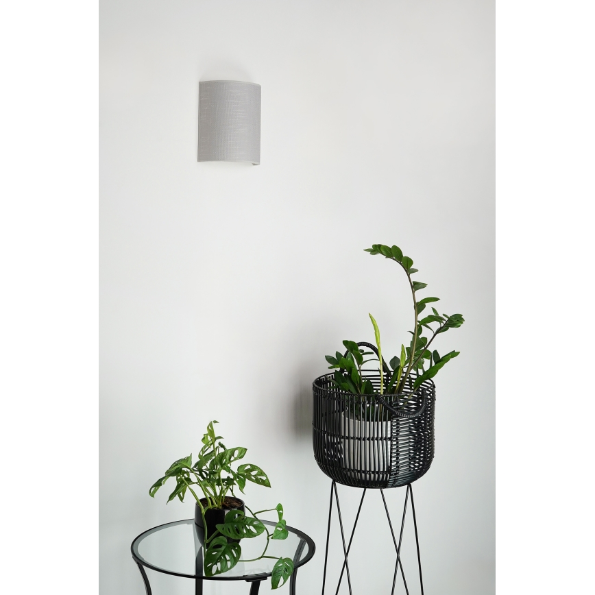 Brilagi - Nástěnné svítidlo SEMI 1xE27/15W/230V šedá