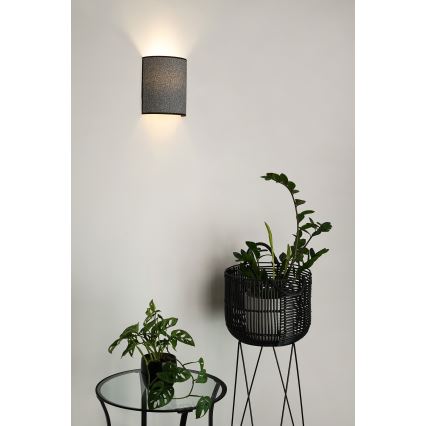 Brilagi - Nástěnné svítidlo SEMI 1xE27/15W/230V šedá