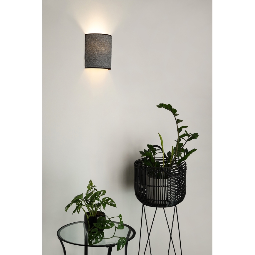 Brilagi - Nástěnné svítidlo SEMI 1xE27/15W/230V šedá