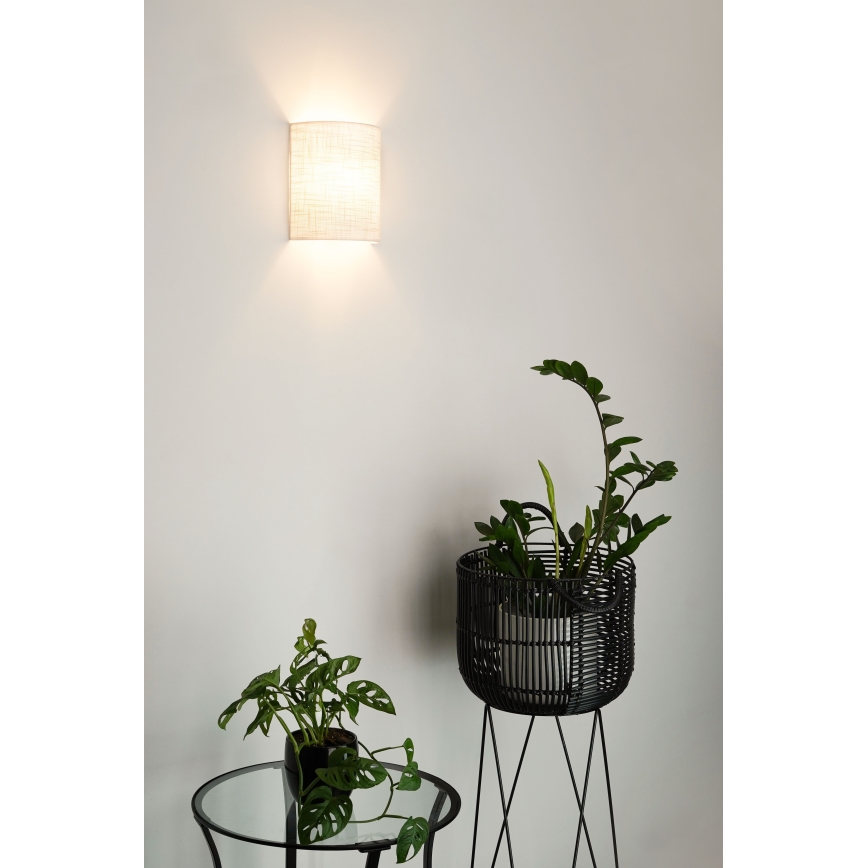 Brilagi - Nástěnné svítidlo SEMI 1xE27/15W/230V světle šedá