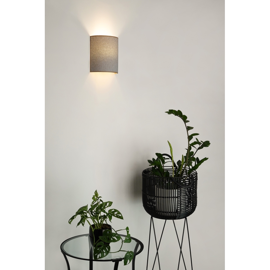 Brilagi - Nástěnné svítidlo SEMI 1xE27/15W/230V světle šedá