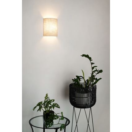 Brilagi - Nástěnné svítidlo SEMI 1xE27/15W/230V tmavě šedá