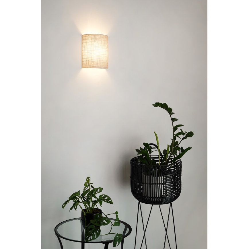 Brilagi - Nástěnné svítidlo SEMI 1xE27/15W/230V tmavě šedá
