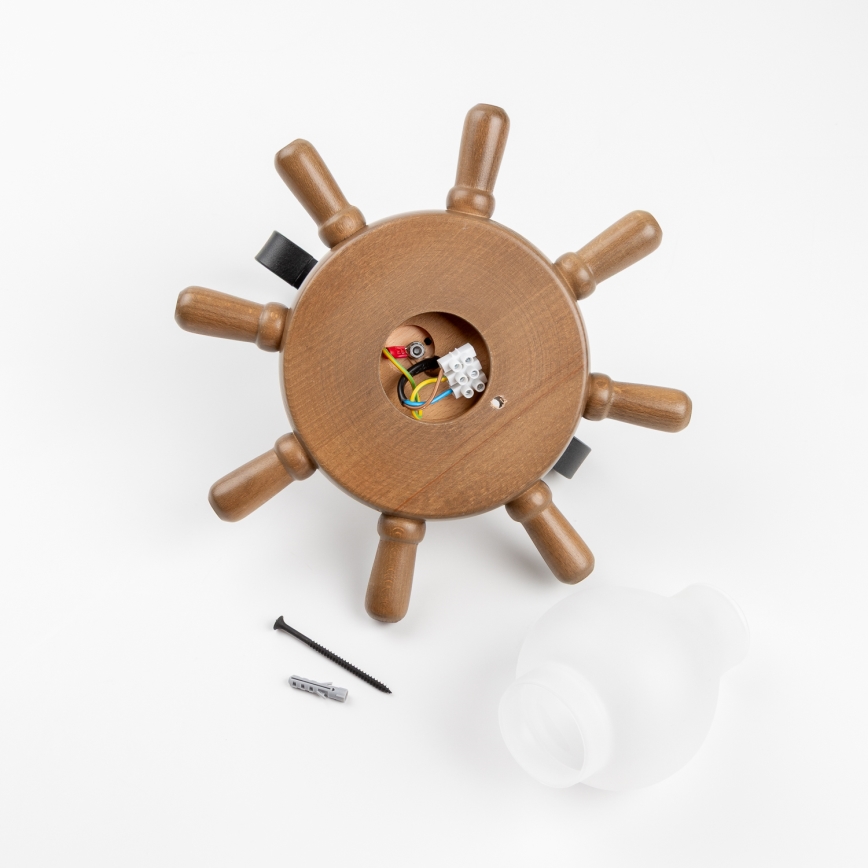 Brilagi - Nástěnné svítidlo TIMONA 1xE14/40W/230V buk/ořech