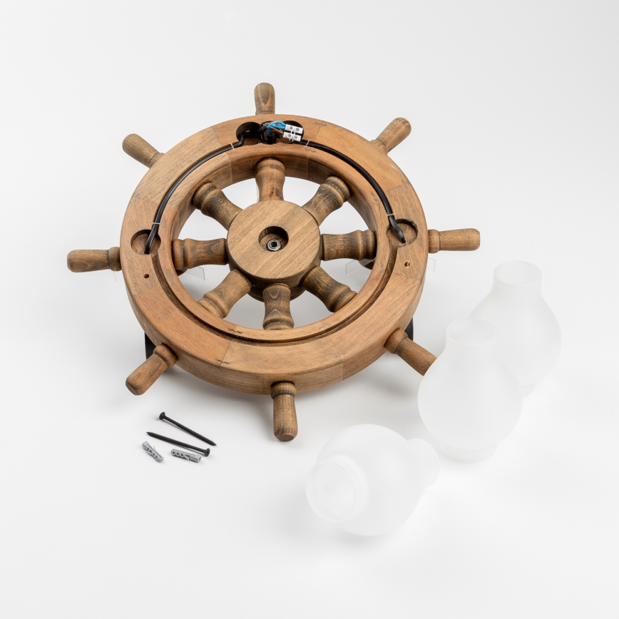 Brilagi - Nástěnné svítidlo TIMONA 3xE14/40W/230V buk