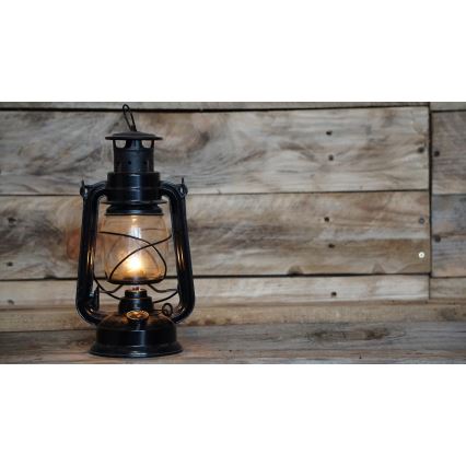 Brilagi - Petrolejová lampa LANTERN 24,5 cm černá