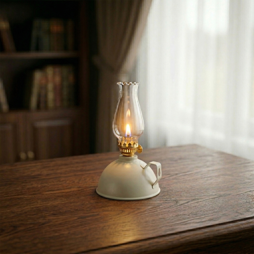 Brilagi - Petrolejová lampa MERLIN bílá