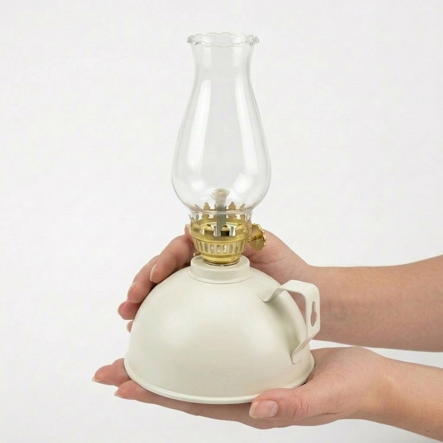 Brilagi - Petrolejová lampa MERLIN bílá