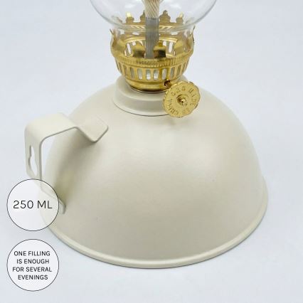Brilagi - Petrolejová lampa MERLIN bílá