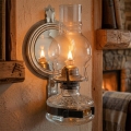 Brilagi - Petrolejová lampa MERLIN černý chrom