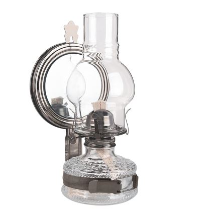 Brilagi - Petrolejová lampa MERLIN černý chrom